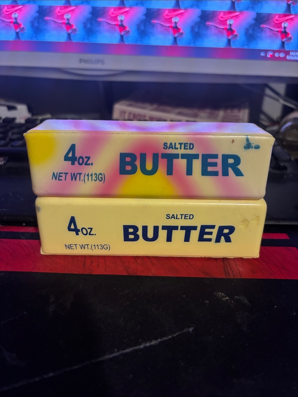 Two butter squishes